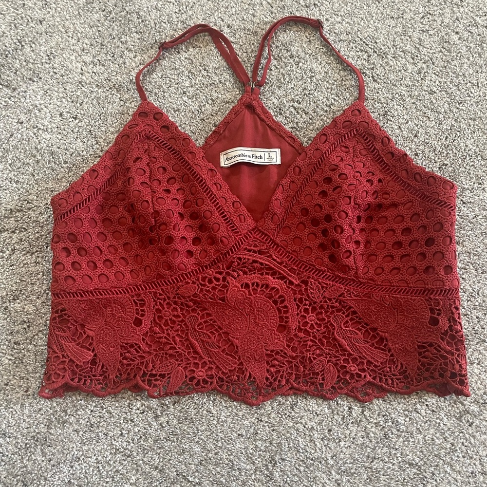 Abercrombie & Fitch Crochet Bralette Top